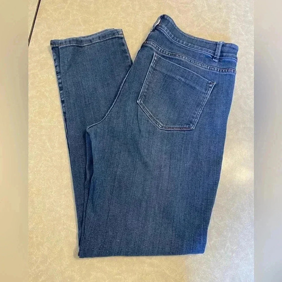 J‎ Jill Weekender Straight Leg Blue Jeans Size 6P - Picture 3 of 14